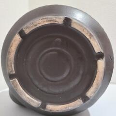 陶製急須 編み柄持ち手付きの画像