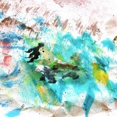 🎨美大で培った知識と技術でレッスン【✨スポンジングであそぼう🌱✨】こどものアトリエ🎨の画像