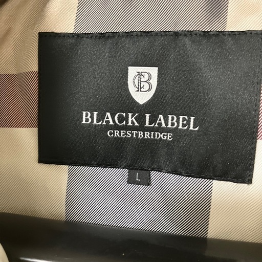 美品バーバリーBLACK LABEL CRESTBRIDGE ダウンジャケット
