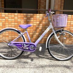 ★ブリヂストン 24インチ 子供自転車 エコパル EPL401 ラベンダー★の画像
