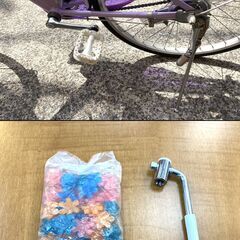 ★ブリヂストン 24インチ 子供自転車 エコパル EPL401 ラベンダー★の画像