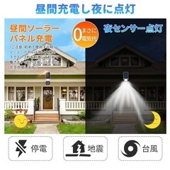 決まりました！新品　屋外　防犯カメラ型 人感センサーセンサーライト ソーラーライトの画像