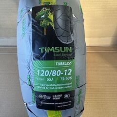 TIMSUN ティムソンタイヤ　120/80-12　新品　１本です。　エイプ50　エイプ100の画像