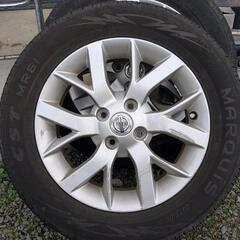 日産純正アルミホイールタイヤ付き 185  65 R15の画像
