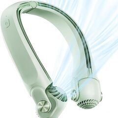 【2024大進化】首掛け扇風機 ネックファン ネッククーラー 史上最軽量 羽根なし 超大風量 風向自由調節 急速充電 首かけ携帯扇風機 最適なプレゼント, MF080の画像