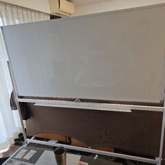 【1800mm×900mm】SKK ホワイトボード 自立式 両面...