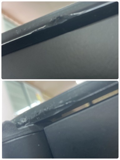 S765 ⭐ ダイニング5点セット ガラス天板 4人用 幅110cm USED