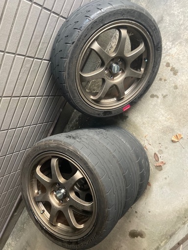 A-TECH 17インチ　PCD100　スポーツタイヤ　アルミ4本セット