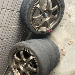 A-TECH 17インチ　PCD100　スポーツタイヤ　アルミ4...