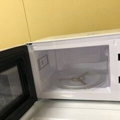 ヤマゼン YAMAZEN 電子レンジ ターンテーブルタイプ 17L 60Hz（西日本地域対応） YRB-207（W）6 2020年の画像