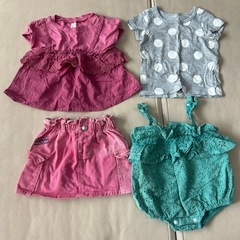 80㎝　まとめ売り　ベビー服　女の子　プティマイン　ZARA ア...