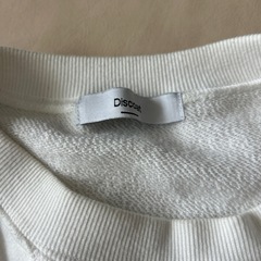 ディスコート　スウェッT Tシャツ　半袖　白　ホワイト　フリーサイズの画像