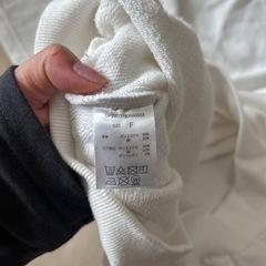 ディスコート　スウェッT Tシャツ　半袖　白　ホワイト　フリーサイズの画像