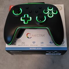 【美品】Nintendo Switch用コントローラー24色に光る無線コントローラーです。ルメクトラエンハンスドワイヤレスコントローラー for nintendo switchの画像