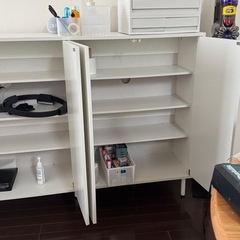 【幅136cm】収納棚 キャビネット サイドボード の画像