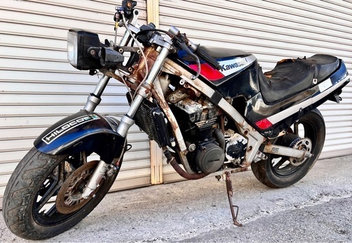 Kawasaki FX400R GPZ400R ZX400D トップ 部品取り 4発 4気筒 単車 旧車