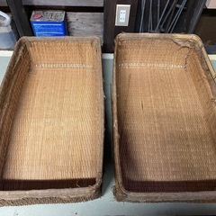 柳行李（やなぎごうり）古道具　かごの画像