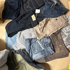 パンツ、Gジャンまとめて11点　平均27インチくらいサイズの画像