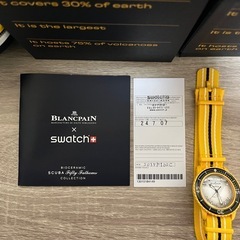 ブランパン×スウォッチ"Pacific Ocean" SO35P100Cの画像