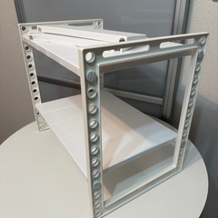 【ニトリ】シンク下収納 伸縮ラック(イータ 奥行30cm ホワイト)の画像