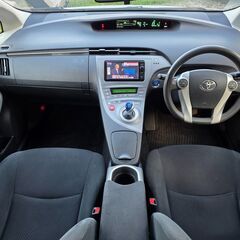 プリウス☆S☆後期型☆車検令和7年11月☆純正SDナビ☆CD☆DVD☆地デジTV☆Bluetooth☆ビルトインETC☆バックカメラ☆スマートキー×2の画像