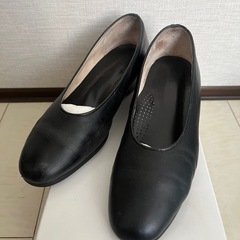 黒ラム ブラック スリッポン 21.5cm EEEE