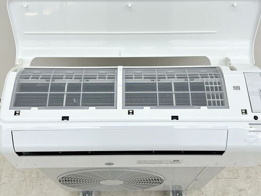 北海道 千歳市/恵庭市 近郊配送 CORONA/コロナ リララNシリーズ  ルームエアコン CSH-N2221R  ビッグルーバー 内部乾燥機能  2.2kW 冷房6～9畳 / 暖房5～6畳 2021年製 100V