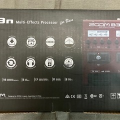 ベースマルチエフェクター　zoom B3nの画像