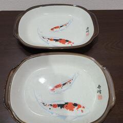 PRINCE CHINA 鯉の絵柄 皿 3個セットの画像