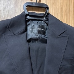 BUONA GIORNATA ブラックビジネスジャケットの画像