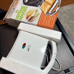 Wホットサンドメーカー ホワイト ライソン D-STYLIST TXS-9802の画像