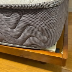 ニトリ　シングルベッドセットの画像