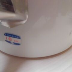 お話し中★新品未使用★昭和レトロ　ホーロー製片手鍋（マルビシ）の画像