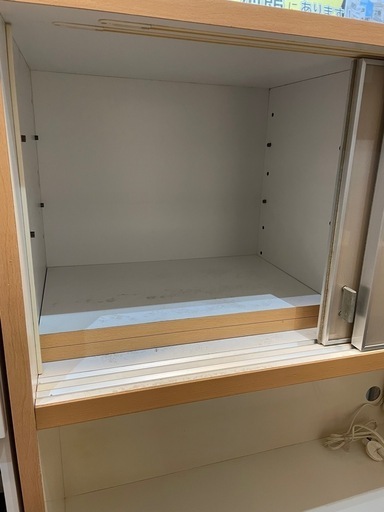 値下げしました。　食器棚 管理番号10504