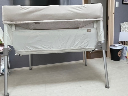 トモネル ベビーベッド （収納バッグ付き）ベビー布団