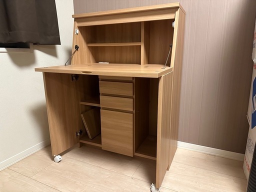 【美品】デスク兼キャビネット【リモートワーク】