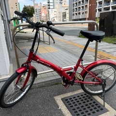 折りたたみ自転車 20インチ 6段変速
