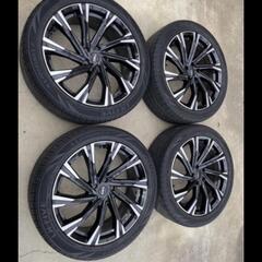 【極美品】TRD アルミホイール20インチ 4本セット タイヤ付属  の画像