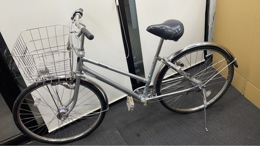 ★中古自転車　ブリヂストン　シングルスター 人気のオートライト、変則、カゴ付きシティサイクル　　ママチャリ