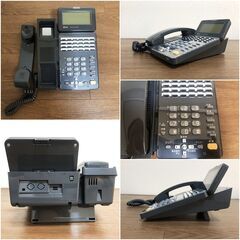 【新品】ビジネスフォンGX-STEL-2-K　西仕B210106電話機ブラック　24ボタン標準スター　西日本電信電話　ISDN停電電話機の画像