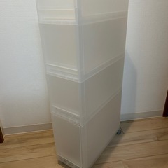 無印良品　収納ラック　キャスター付き　