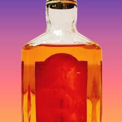 サントリー1級ゴールドクレストブレンド ウイスキー、SUNTORY WHISKY、サントリーウイスキー、レトロウイスキー、の画像