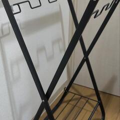 【5月末まで】ゴミ袋　スタンド　黒　折りたたみ可の画像