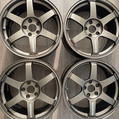 RAYS レイズ TE37 SAGA 18×8.5J+35 5穴...