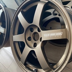 RAYS レイズ TE37 SAGA 18×8.5J+35 5穴 114.3の画像