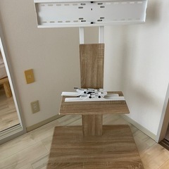 テレビスタンド　壁掛け風テレビ台の画像