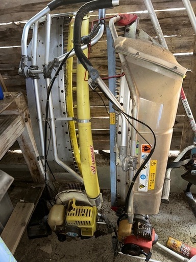 中古品 OCHIAI オチアイ 茶刈機 茶摘機 落合1とつ