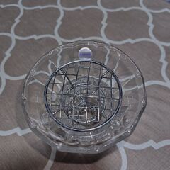 カメイのクリスタルガラスの花瓶（未使用）の画像