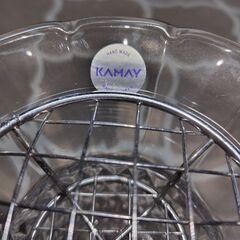 カメイのクリスタルガラスの花瓶（未使用）の画像