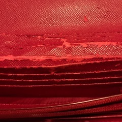 訳あり赤コーチ COACH 財布の画像